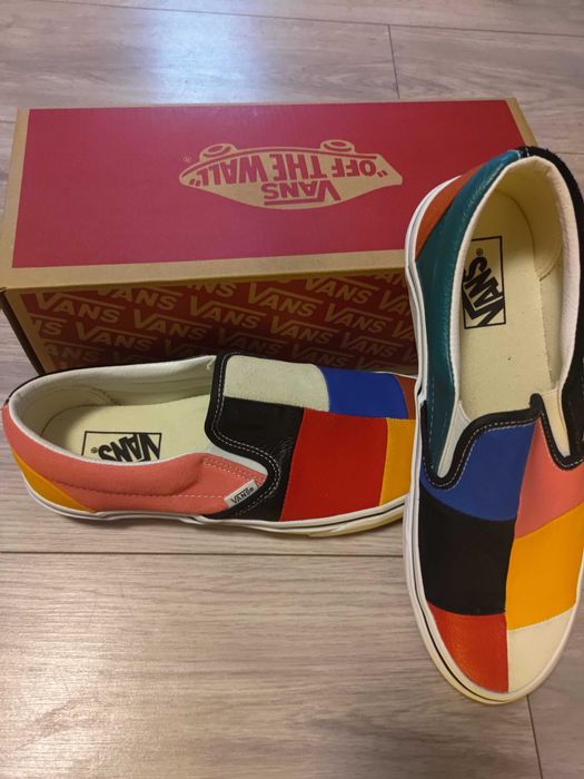 Vans Slip On din piele multicolor