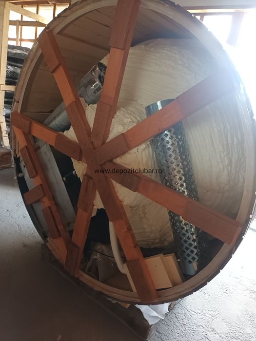 Ciubar din fibra de sticla cu soba incorporata