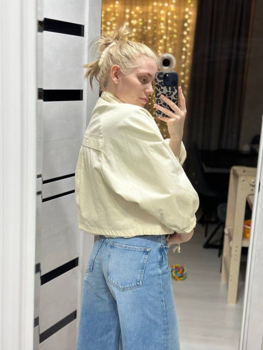 Пиджак и джинсовая ветровка