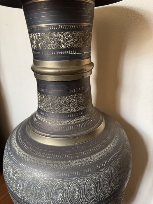 Ваза напольная,ручной орнамент