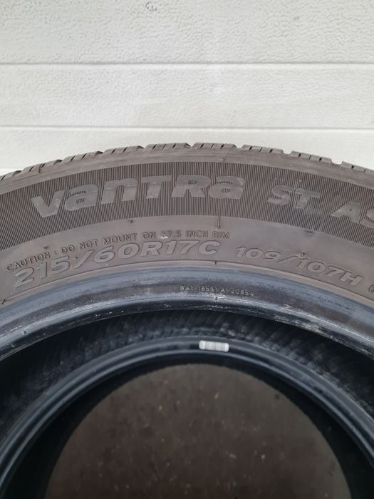 Всесезонни гуми за Бус 2 броя HANKOOK Ventra AS2 215 60 R17C дот 0722