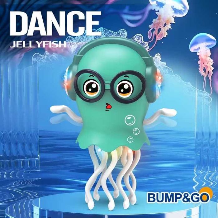 Играчка танцуваща медуза със звук и светлини