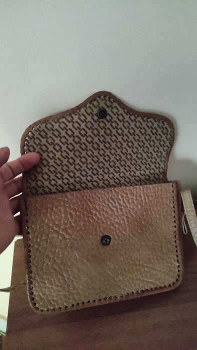 Ретро кожено чанте 20 х 15 см