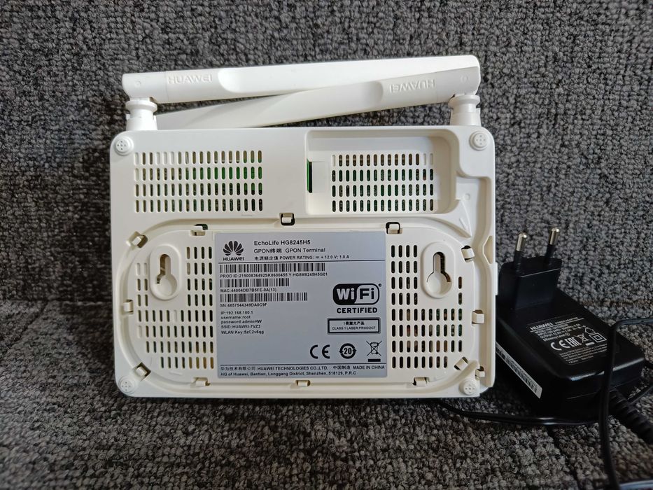 Оптичен рутер HUAWEI GPON Terminal HG8245H5