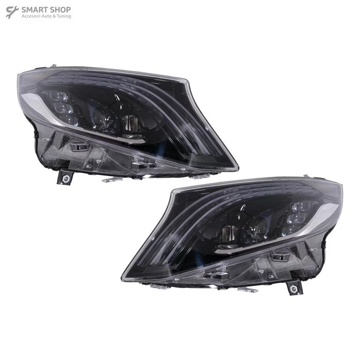 Faruri Full LED Mercedes V-Class W447 (2016-2020) Negru