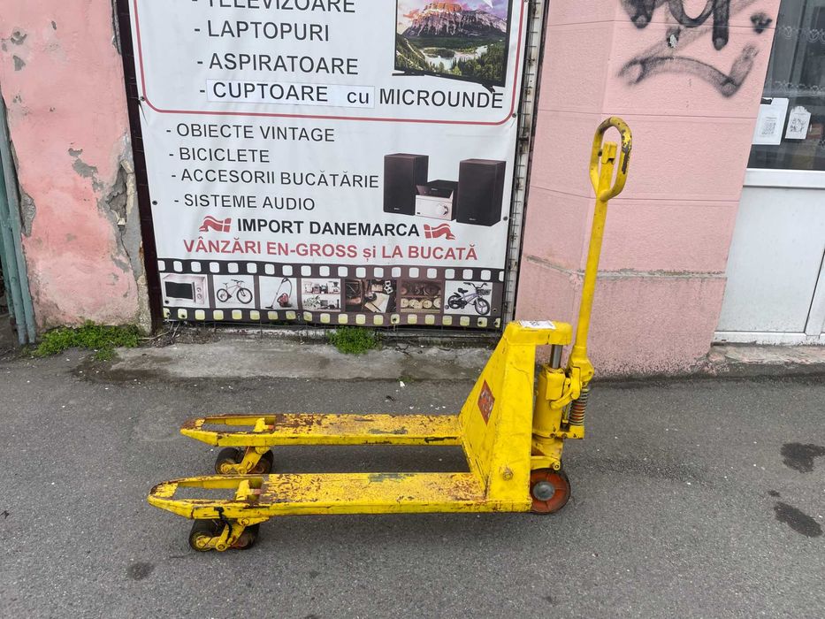 Transpalet manual cu ridicare hidraulica, 2000 kg