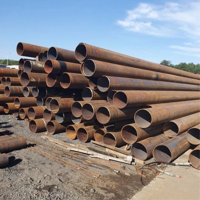 Teava metalica trasa si sudata noua si folosita stare buna