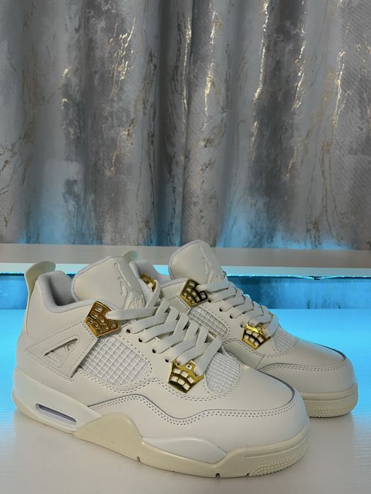 #REDUCERE# Nike Air Jordan 4- Metallic Gold -Verificare Colet
