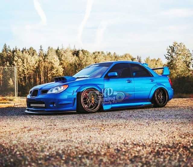Вставки в STI бампер Subaru Impreza GDB (05-07)