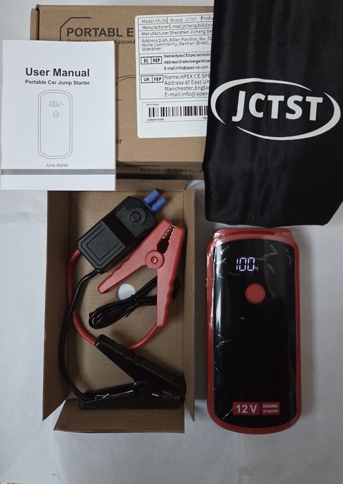 Starter Pornire Auto JCTST , 2000A / pornește 4000 L,Benzină, 6000L,D