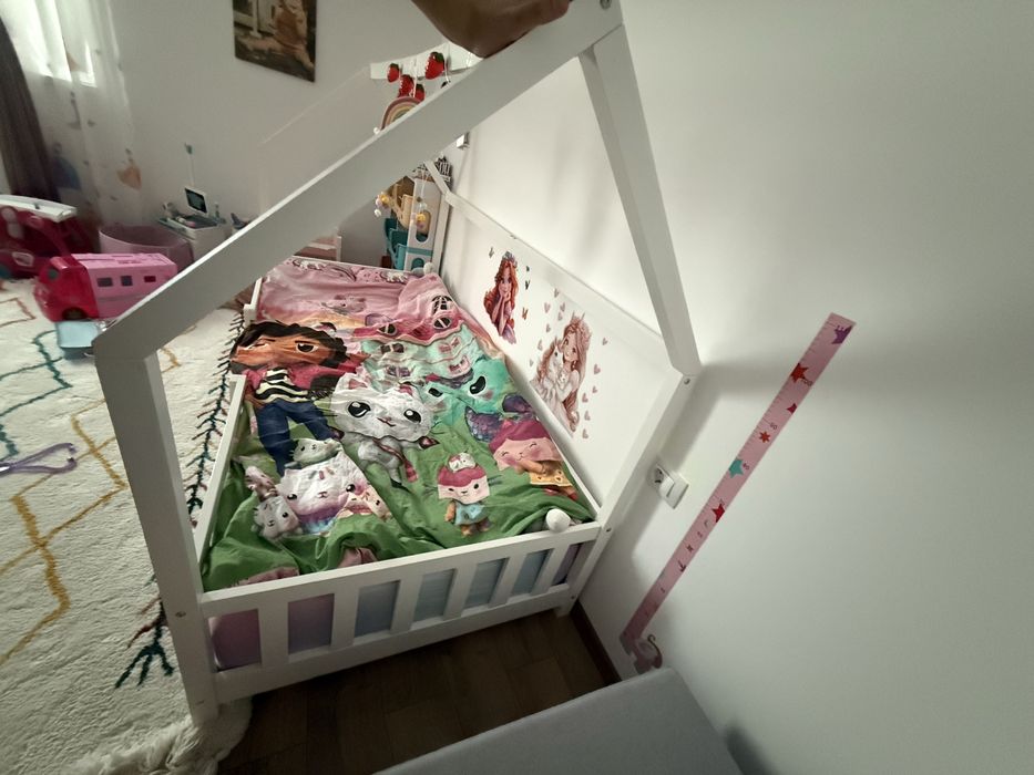 Pat Montessori 90x200 cu saltea