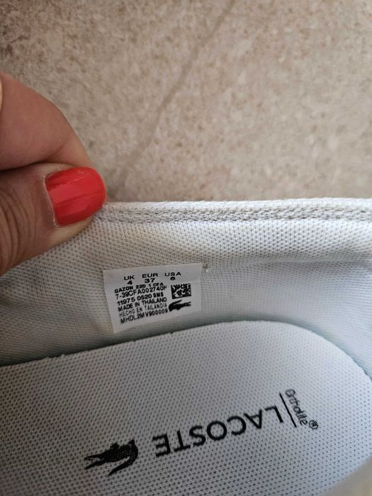 Espadrile dama Lacoste