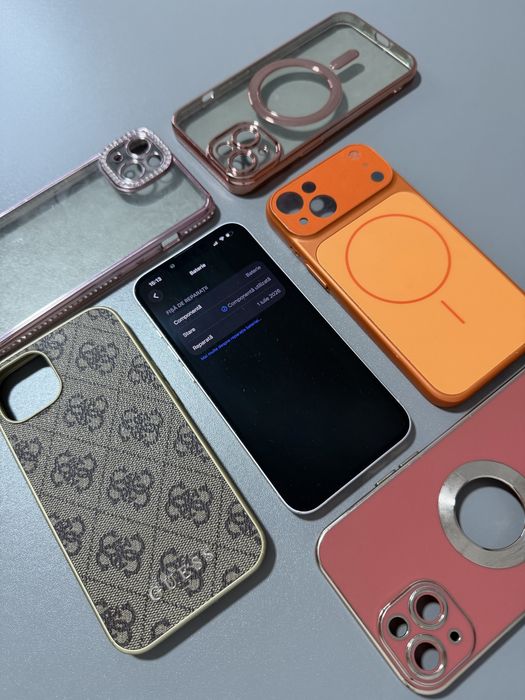 Iphone 13 128gb pink 100% baterie cu 5 huse