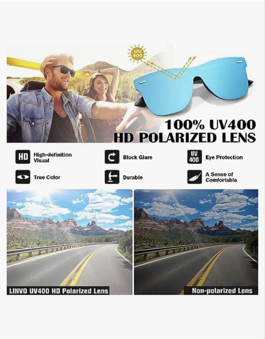 Ochelari de soare polarizati LINVO UV400