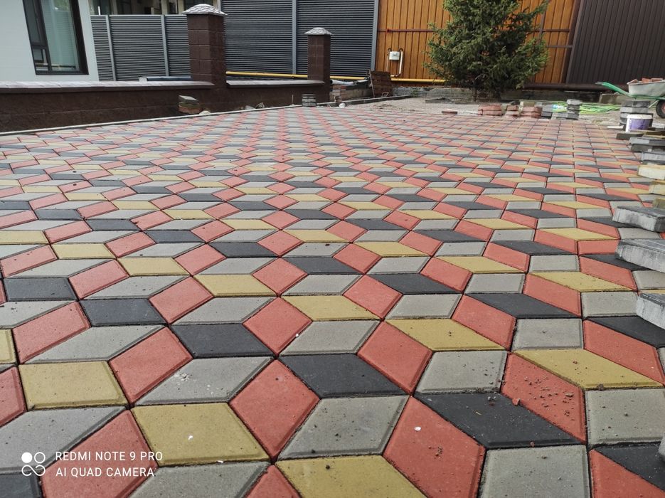 Укладка брусчатка, плитки