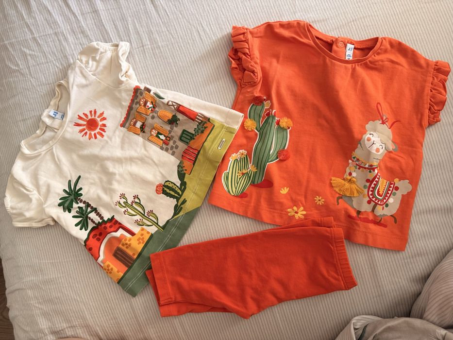 Лот дрешки Mayoral, Obaibi, H&M, Petit Bateau 68-74 р-р (6-9 мес.)