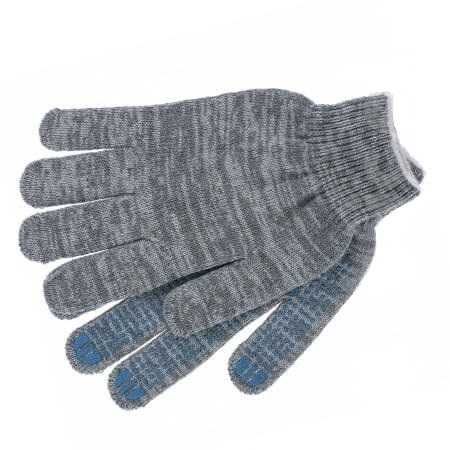 Перчатки пятипалые, рабочие, вязанные, с ПВХ нанесением и без ПВХ.