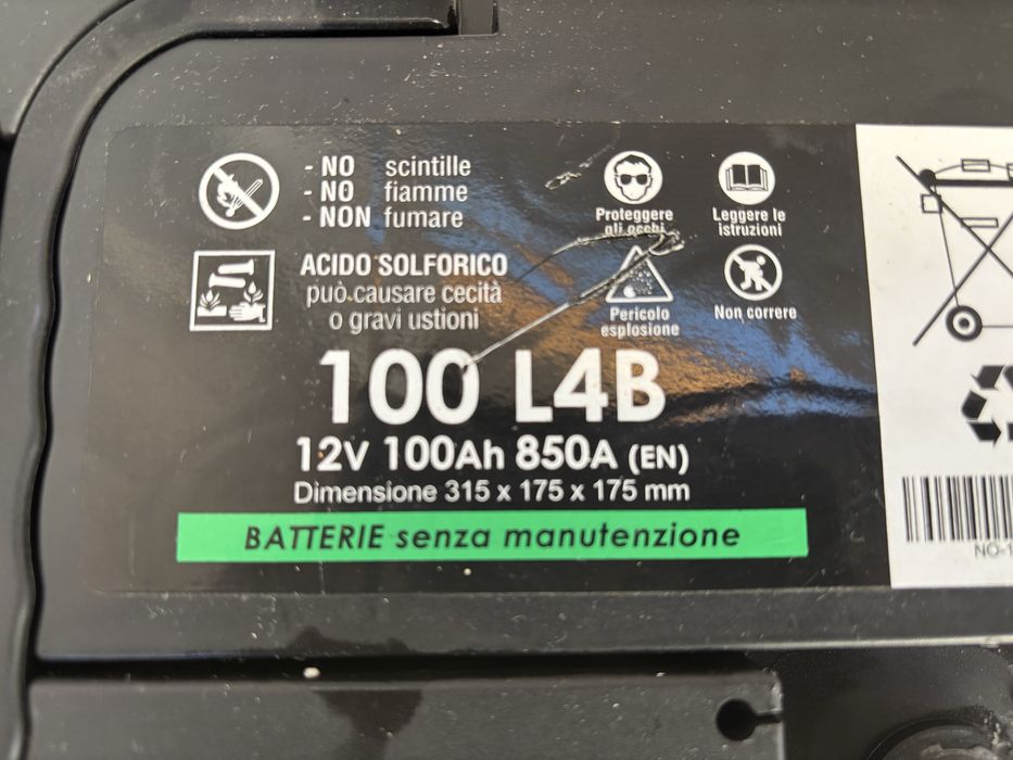 Baterie Auto Nordor 100 Ah  850 A-EN