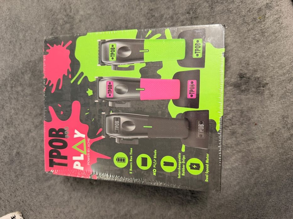 Mașină de tuns profesională TPOB PLAY Clipper – Nouă, Sigilată