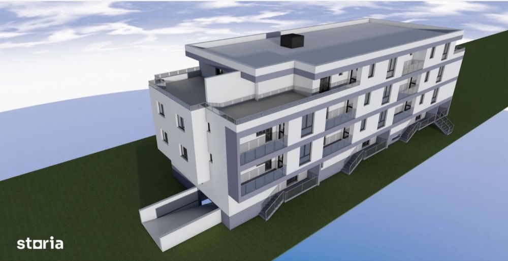 Apartament 2 camere terasa tip Penthouse