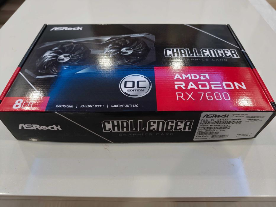 ASRock RX 7600 Challenger 8GB GDDR6