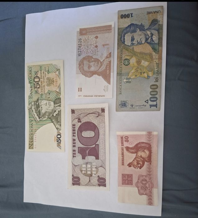 Bancnote Romanesti,Sud-americane,Asiatice,est-europene