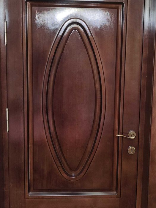 Vand Usi din Lemn Stratificat de Tei - Culoare Nuc