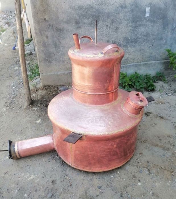 Cazan de tuica 125 litri cu fundul 4mm
