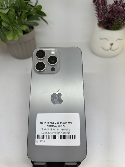 iphone 15 pro max | 256 gb | 19136 | pintel munaily