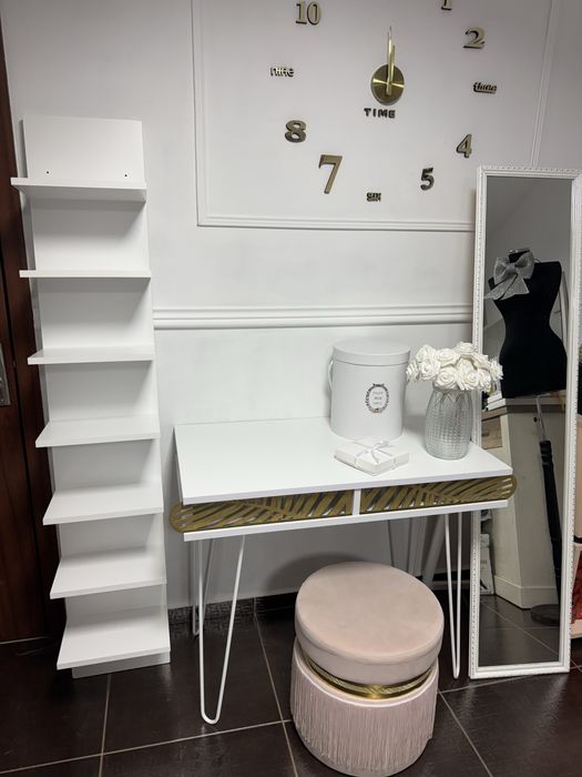 НАМАЛЕН Комплект - Тоалетка/бюро+етажерка+табуретка - за спалня,антре