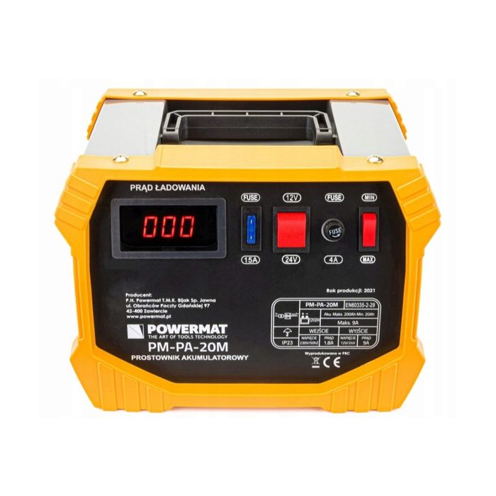 Redresor auto, 18A 12V / 24V pentru baterie 60 - 200 Ah, Powermat