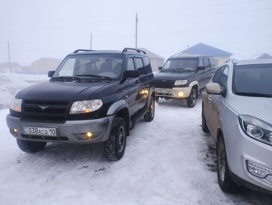 УАЗ патриот на активном ходу