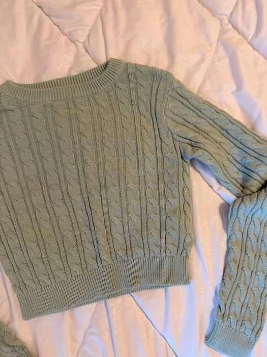 Pulover dama, verde deschis