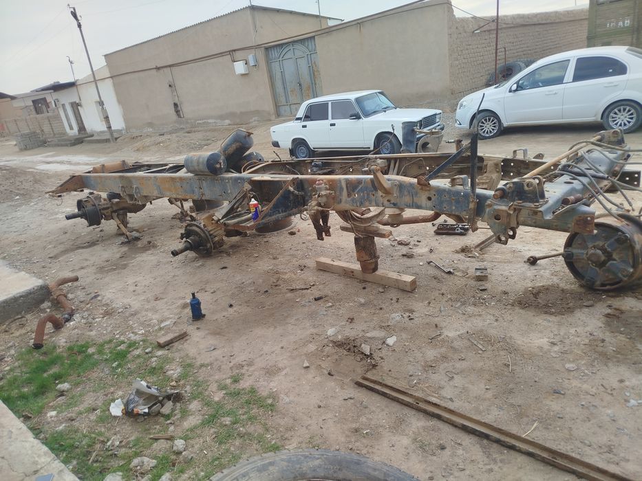 10 тонналик камаз рама кузов сотилади идял холатида