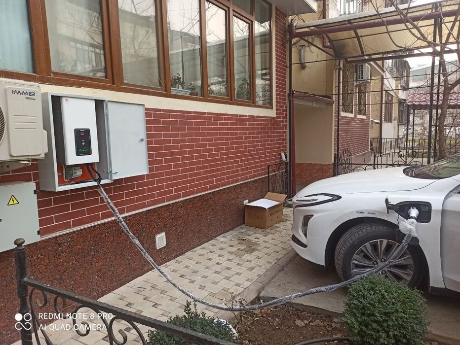 Электромобил зарядка установка