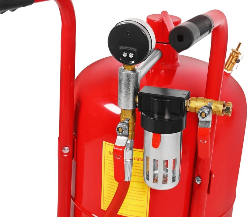 Statie de sablare profesionala cu nisip mobila 38L 400–700 l/min