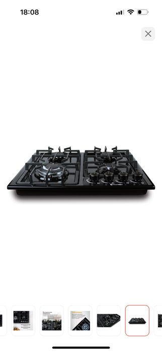 Варочная поверхность черный