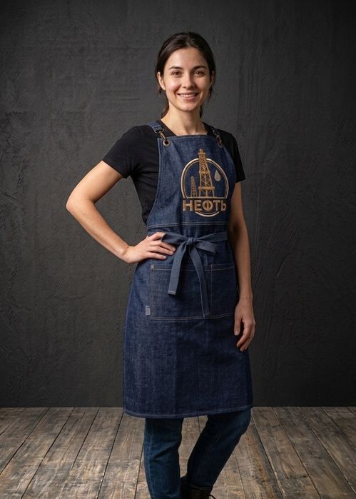 Фартуки с логотипом печать и вышивка fartuk