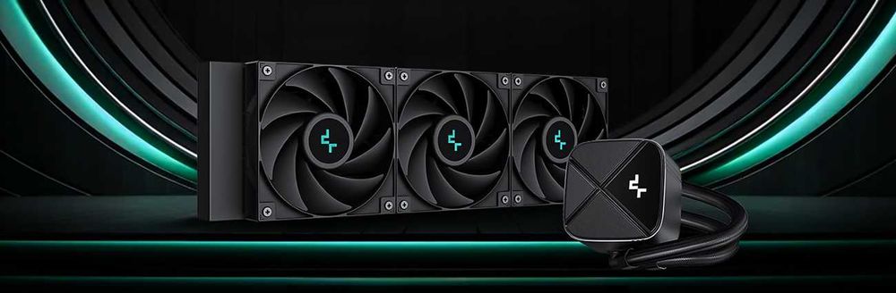 Cooler Procesor DEEPCOOL LS720S ZERO DARK, nou, Garantie 2 ani, TVA !