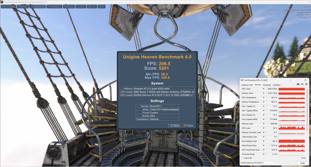 Видео Карта Asus Prime RTX 5070ti 16GB GDDR7 Nvidia GeForce