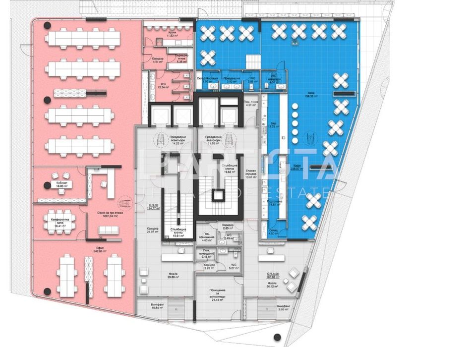 Дава се под наем Офис в София, Кръстова вада - 445 кв.м за 7476 € - Снимка #4