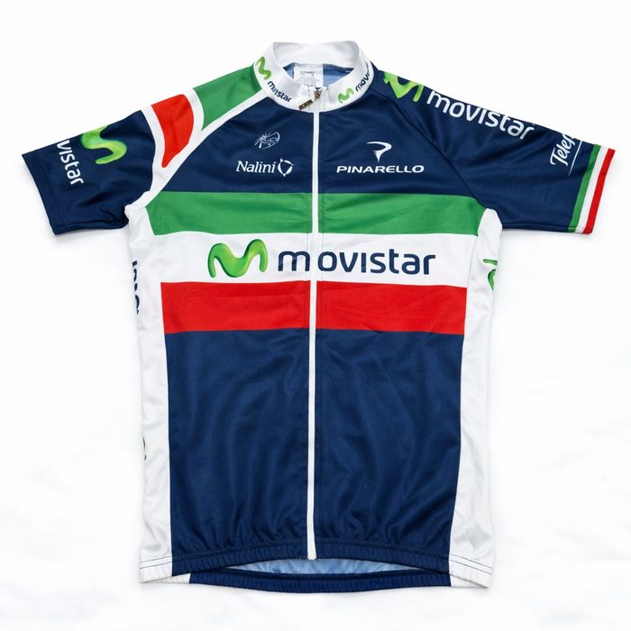 Tricou impecabil ciclism Nalini Movistar Italia