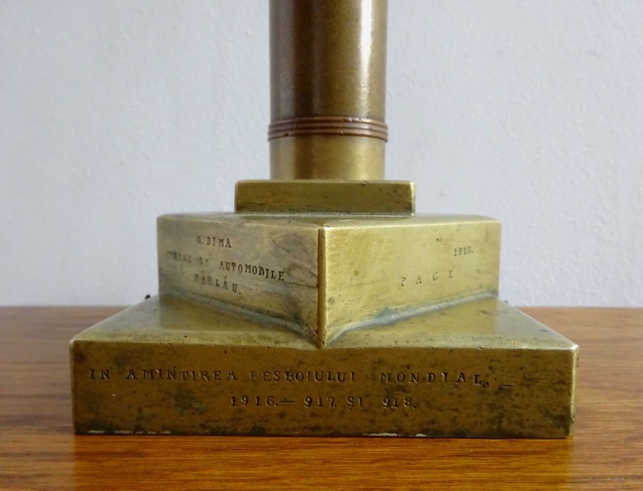 Bricheta militara, Primul Razboi Mondial, din alama pe benzina -UNICAT
