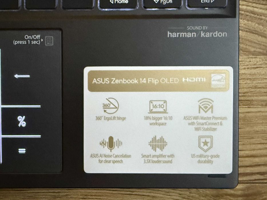 90Hz OLED ZenBook Flip`i7-12700H/16GB DDR5/1TB SSD/Retina 2880x1800