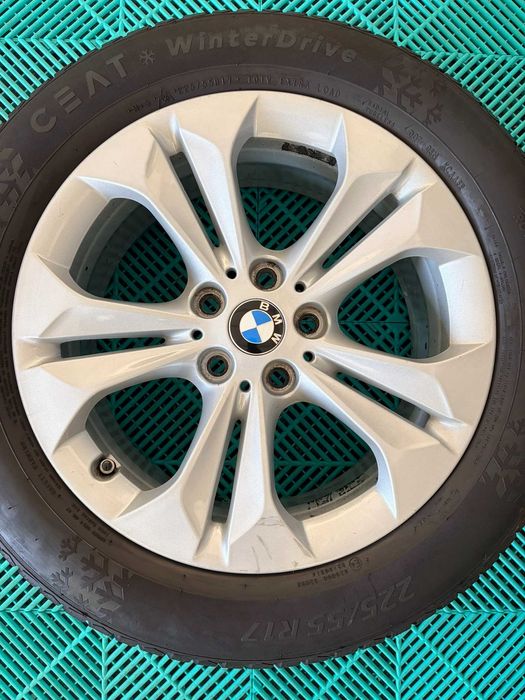 Jante cu anvelope vara 225 55 R17 Ceat Winterdrive dot23 9mm Bmw F48 F39 X1 X2 style 564 stare impecabila