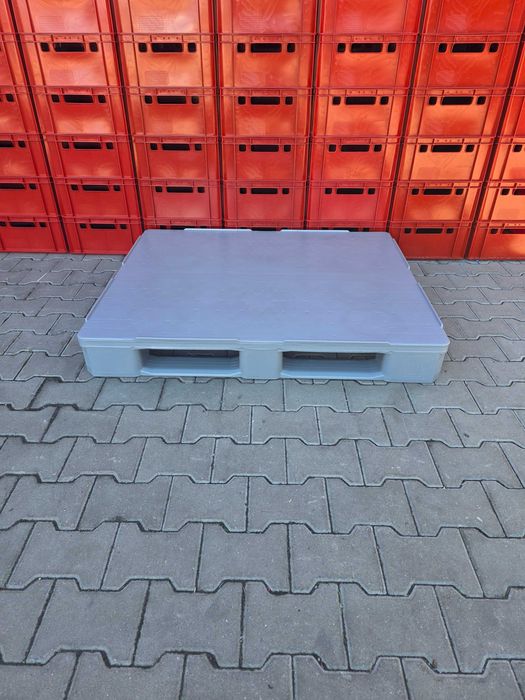 Palet plastic igienic 100x120/calitate superioara/TRAMNSPORT GRATUIT