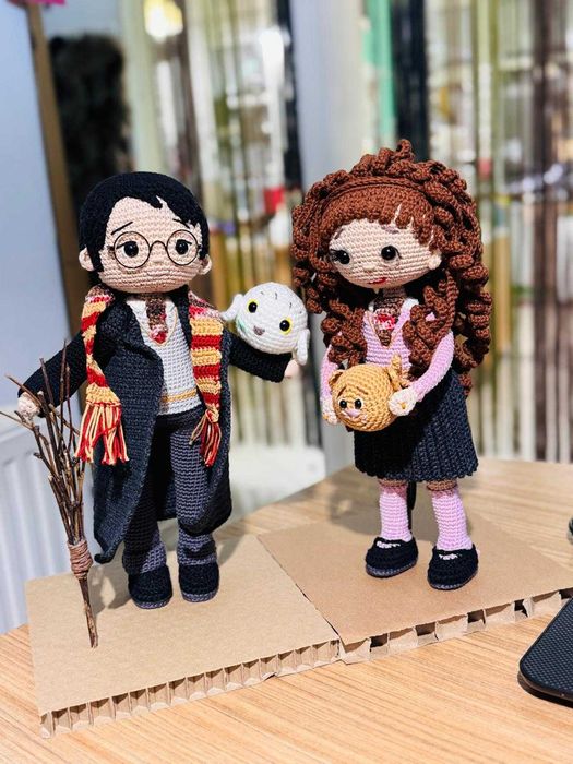 hermione papusa crosetata manual din seria harry potter