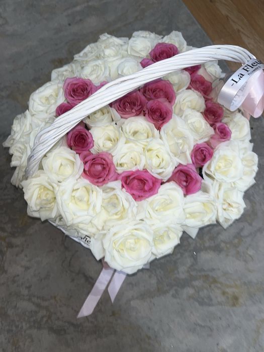 Розы 55 шт, свежие