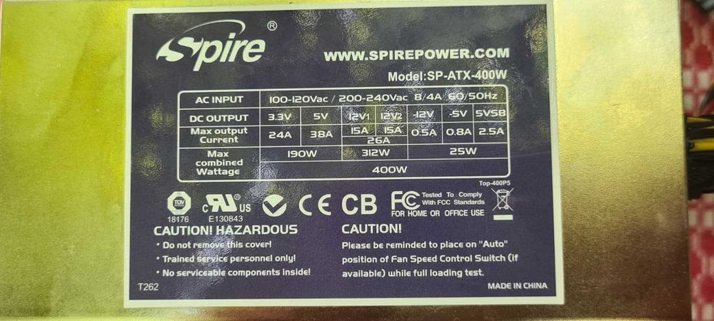 Sursa PC de 400W,stare buna