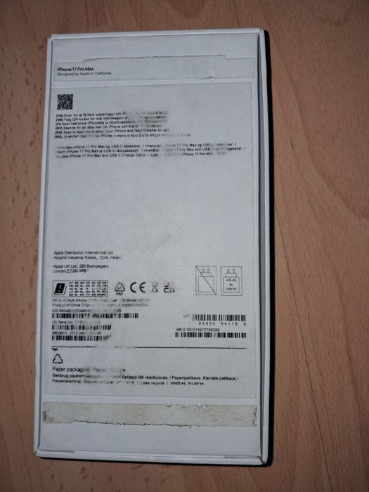 Iphone 17 pro max (schimb)